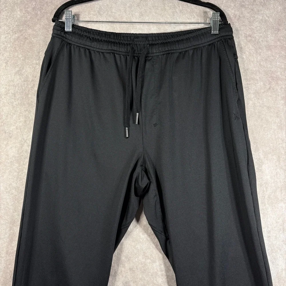 Cuts Sweatpants Mens Large Black Joggers Athleisure Casual Outdoor Drawstring